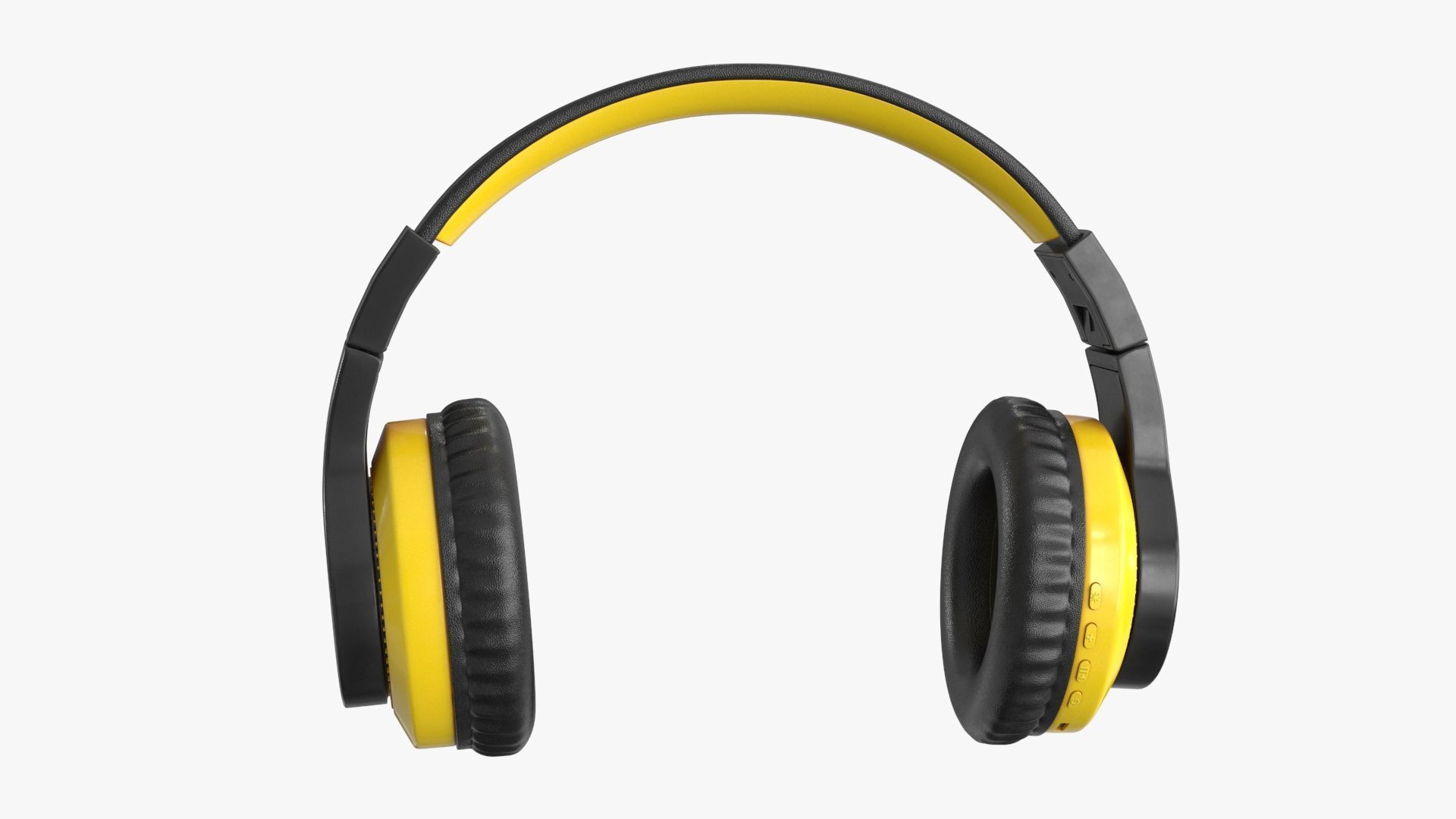 Headphones 4 colors 2 poses Low-poly 3D model_8