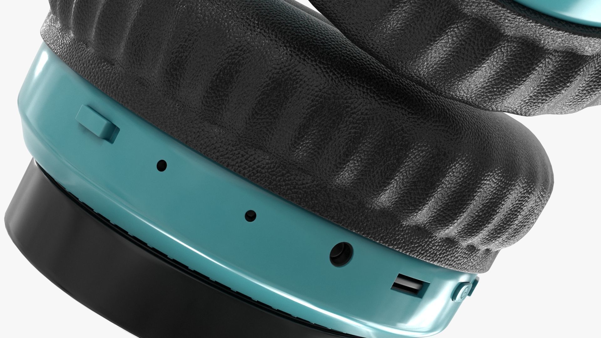 Headphones 4 colors 2 poses Low-poly 3D model_13