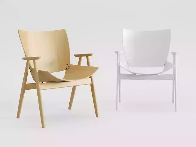 Shell Wood Armlounge