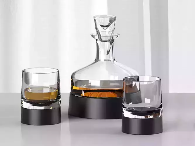 VISTA ALEGRE Desu Whiskey Set 3D model