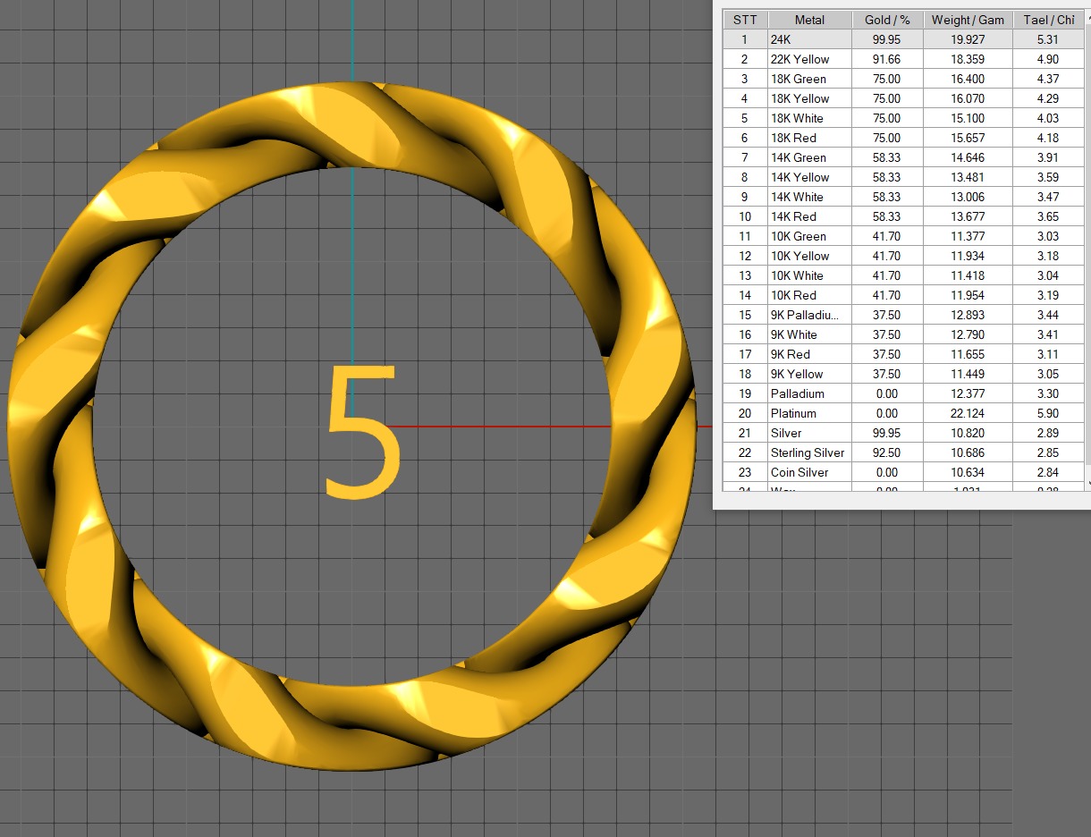 Cuban Chain Ring Wide 10mm 3D print model_21