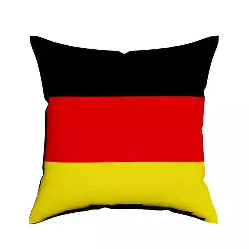 Germany Flag Pillow 3D model