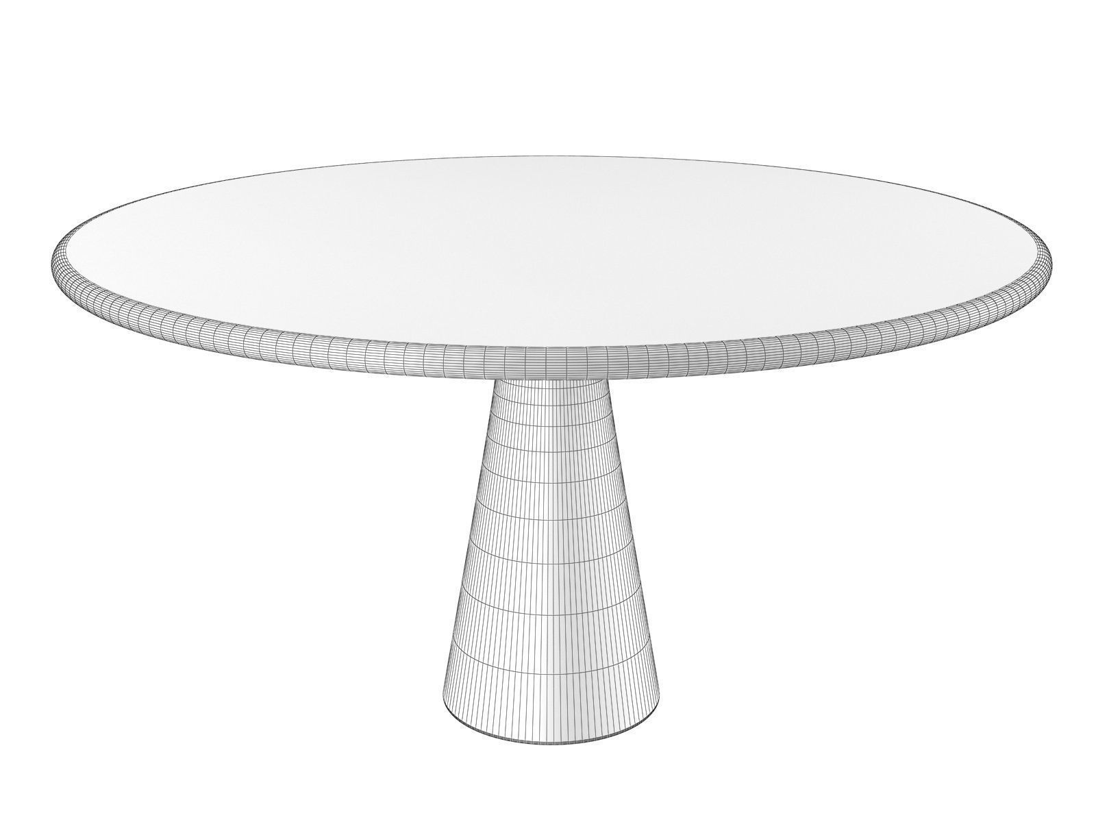 Mangiarotti M Dining Table 3D model_4
