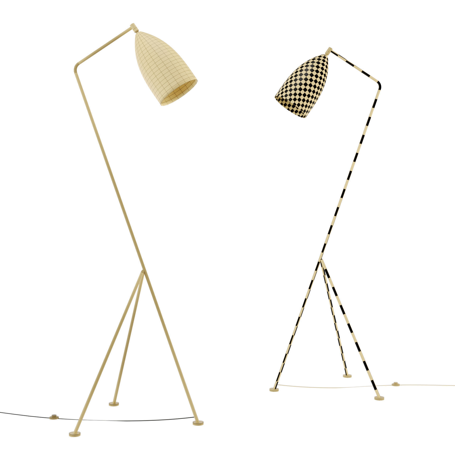 small grasshoppa lamp 3D model_4