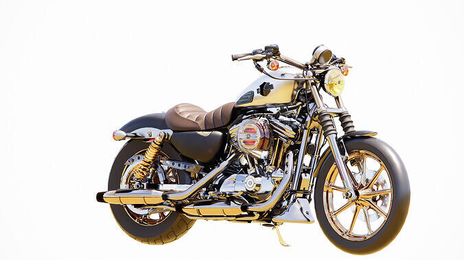 harley davidson iron 883  3D model