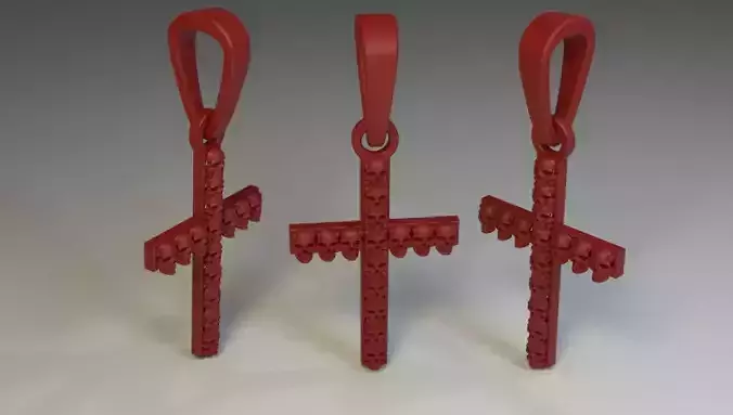Cross Pendant  3D Print Model 3D print model
