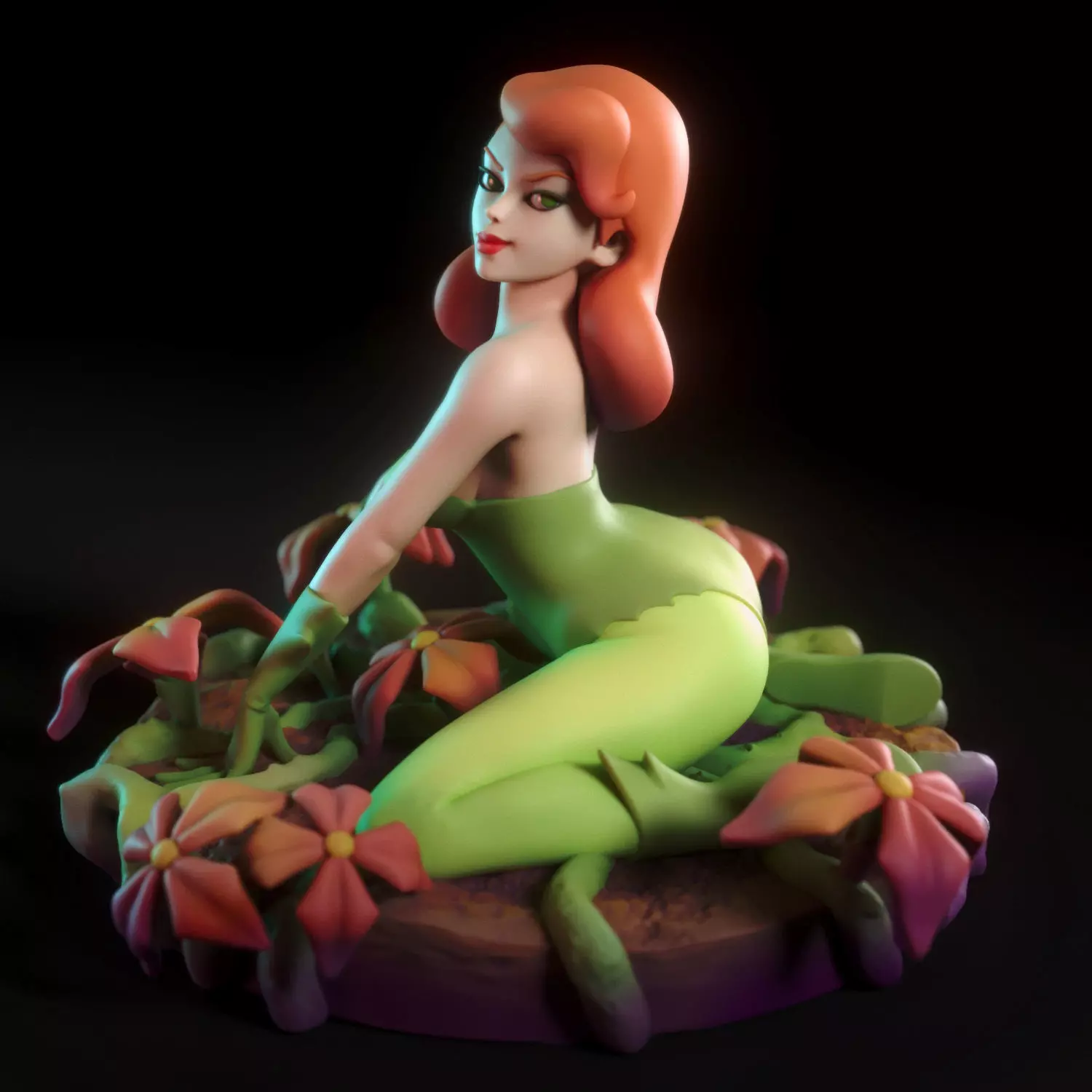 Poison Ivy from Batman the Animated Series 3D print model_0