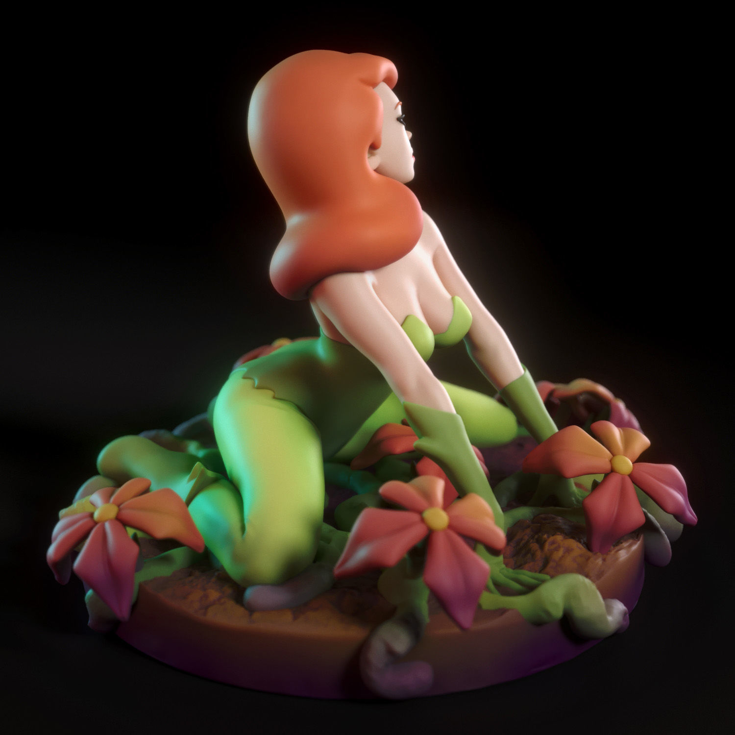 Poison Ivy from Batman the Animated Series 3D print model_2