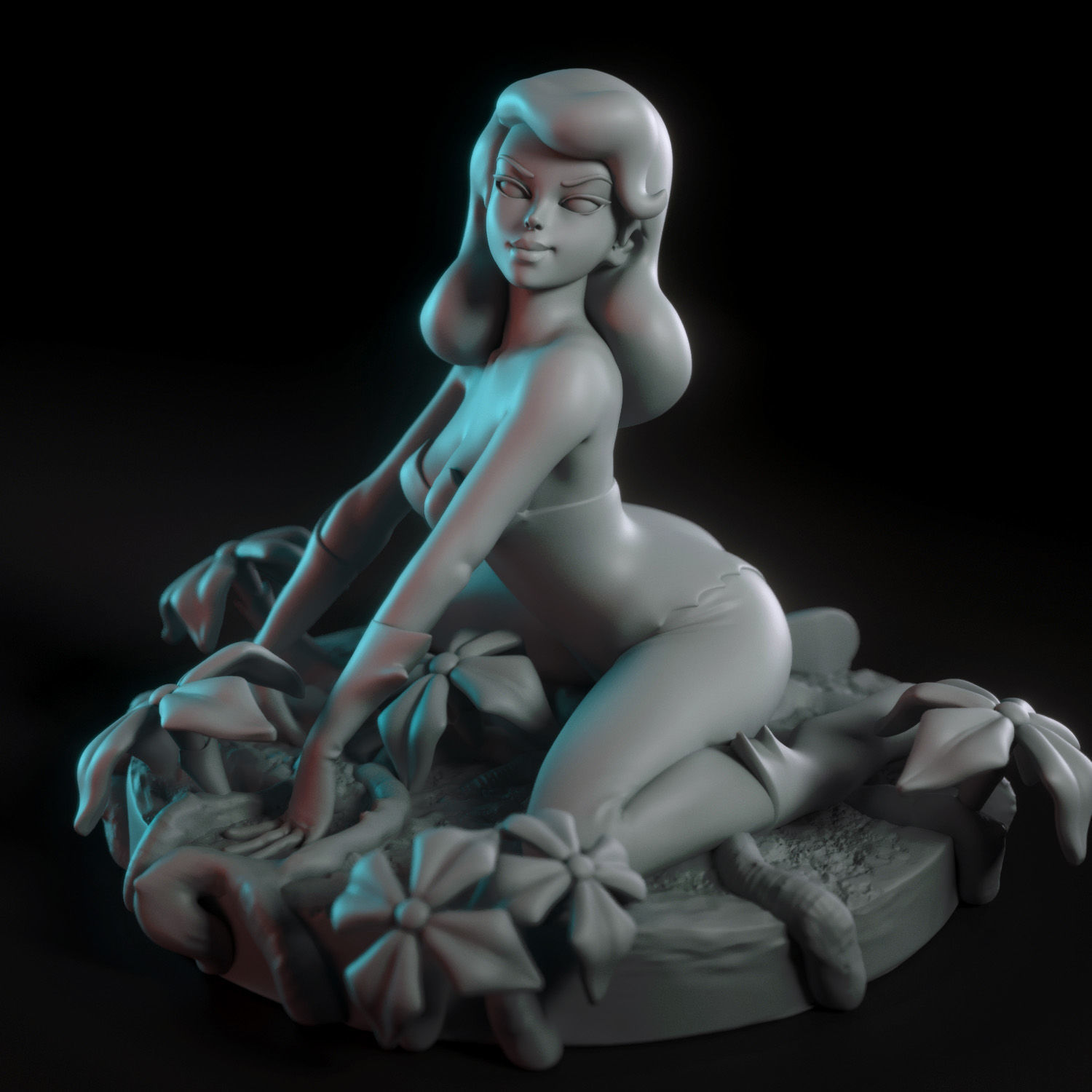 Poison Ivy from Batman the Animated Series 3D print model_6
