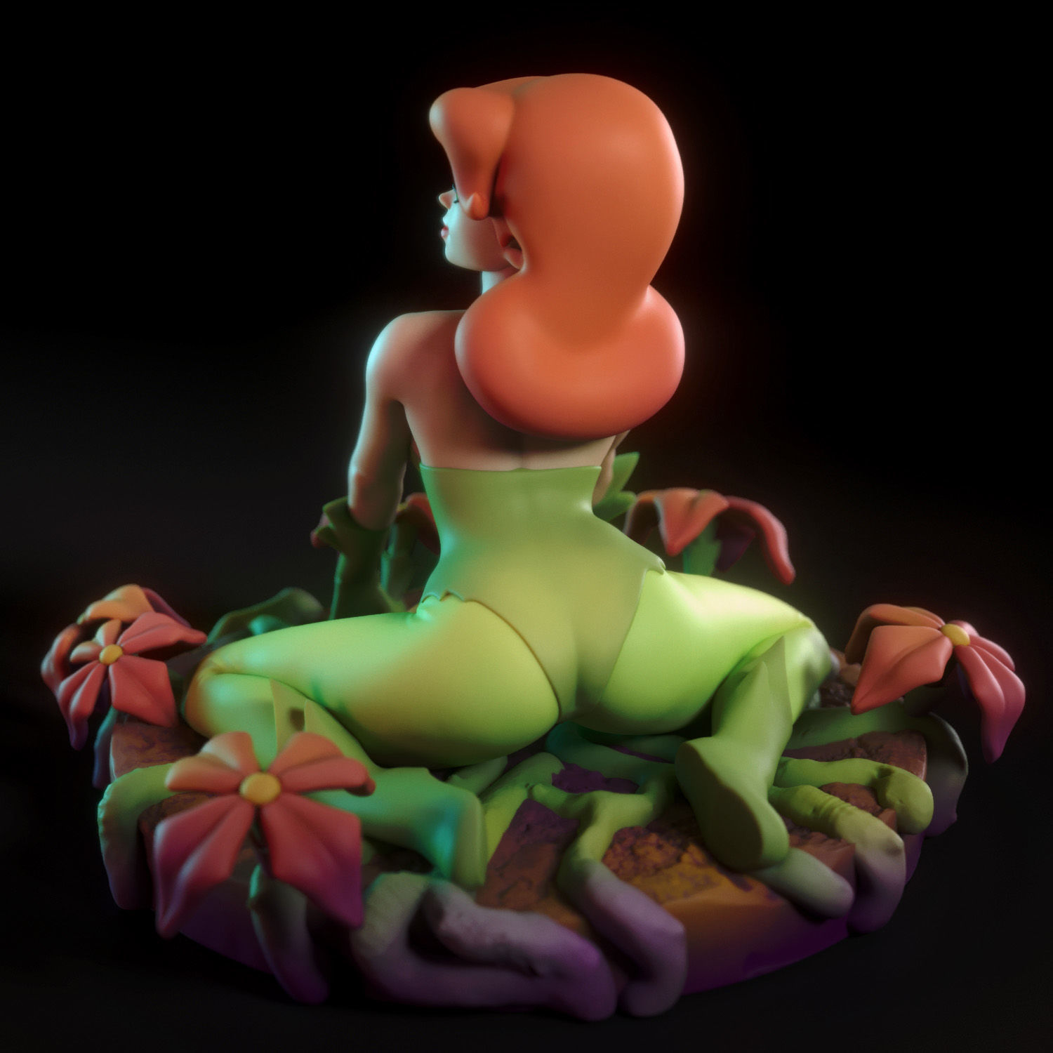 Poison Ivy from Batman the Animated Series 3D print model_3