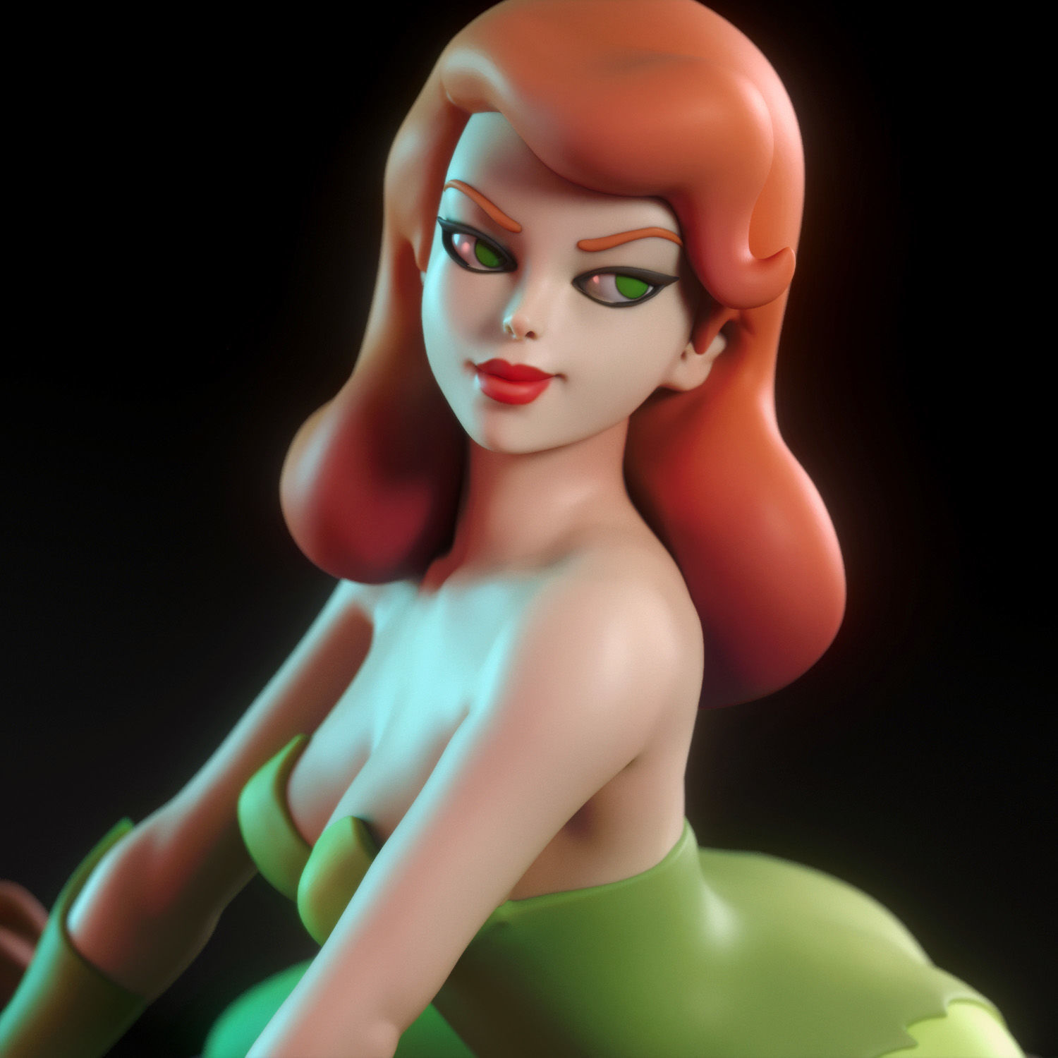 Poison Ivy from Batman the Animated Series 3D print model_5