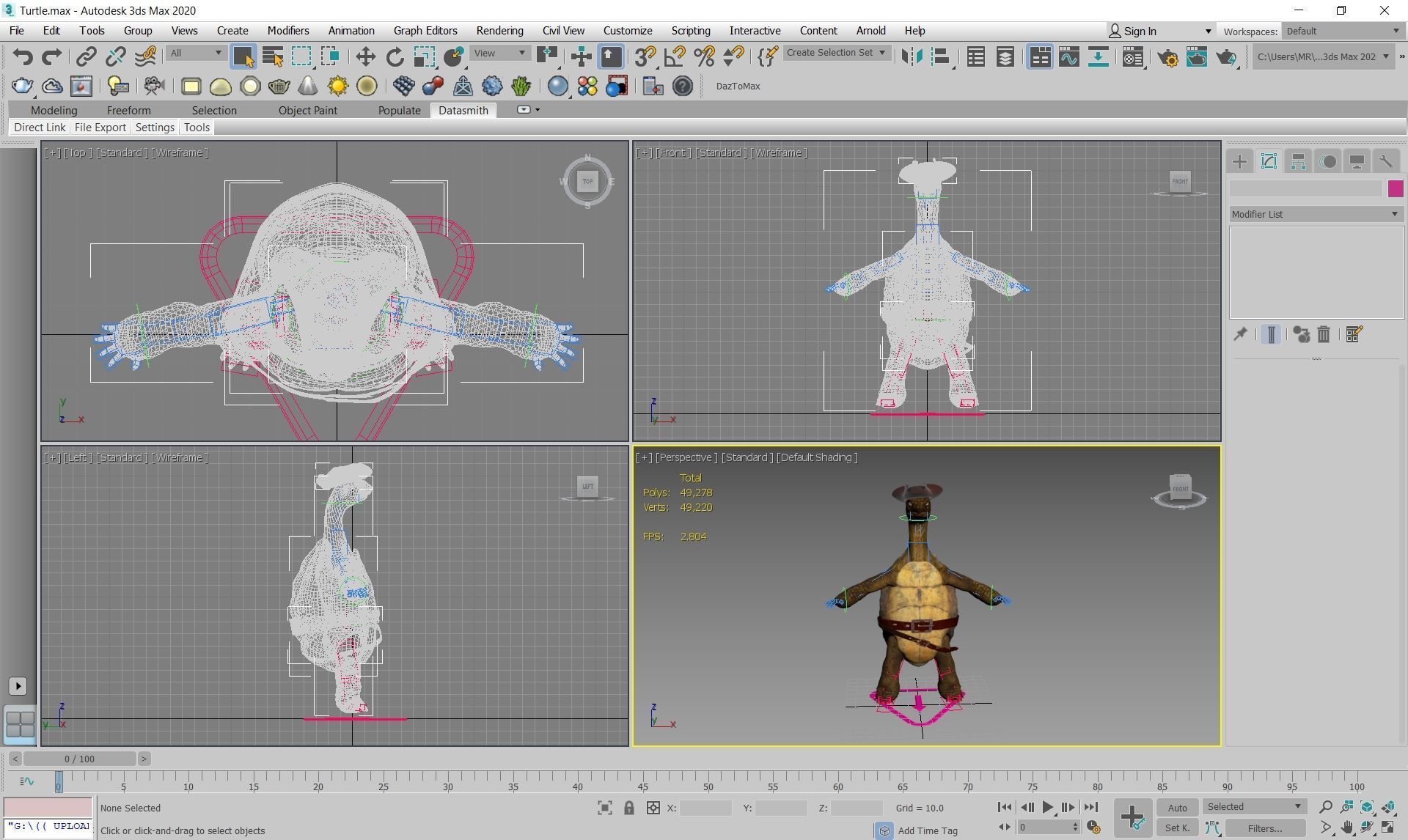 Captain Turtle 3D model_2