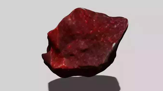 RED PAINITE ROCK