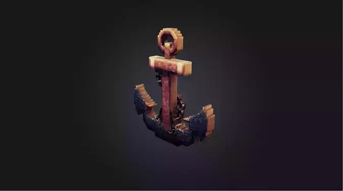 Pixel Art Anchor  