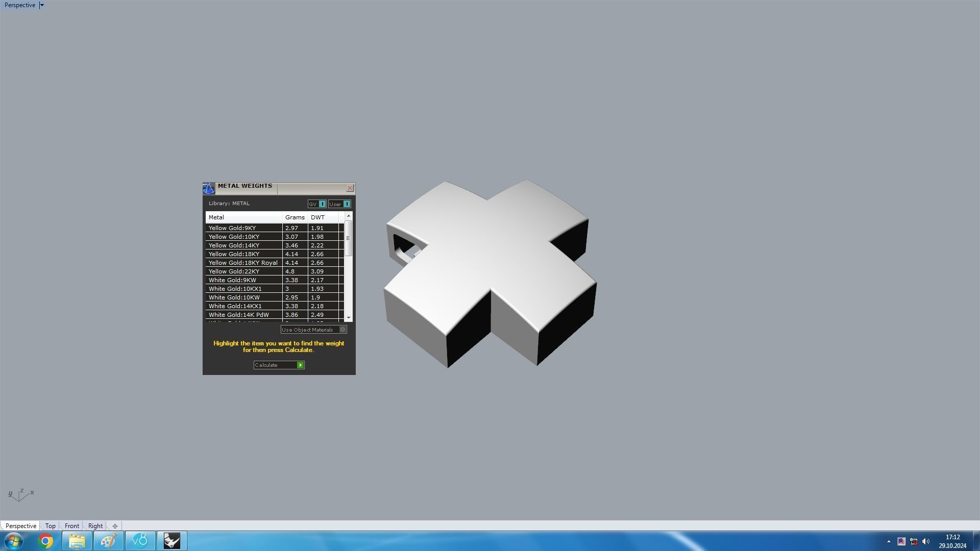 Square Cross Pendant 3D print model_8