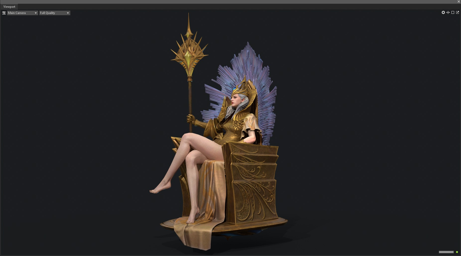 queen 3D model_3
