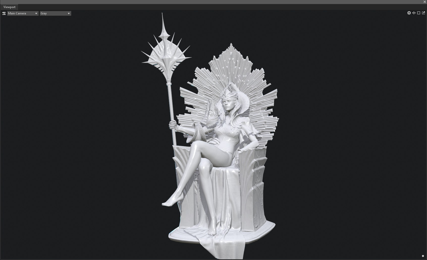 queen 3D model_23