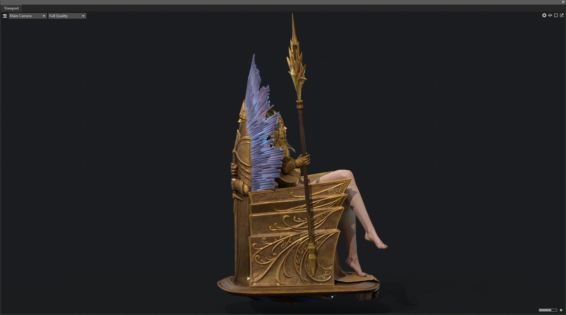 queen 3D model_6