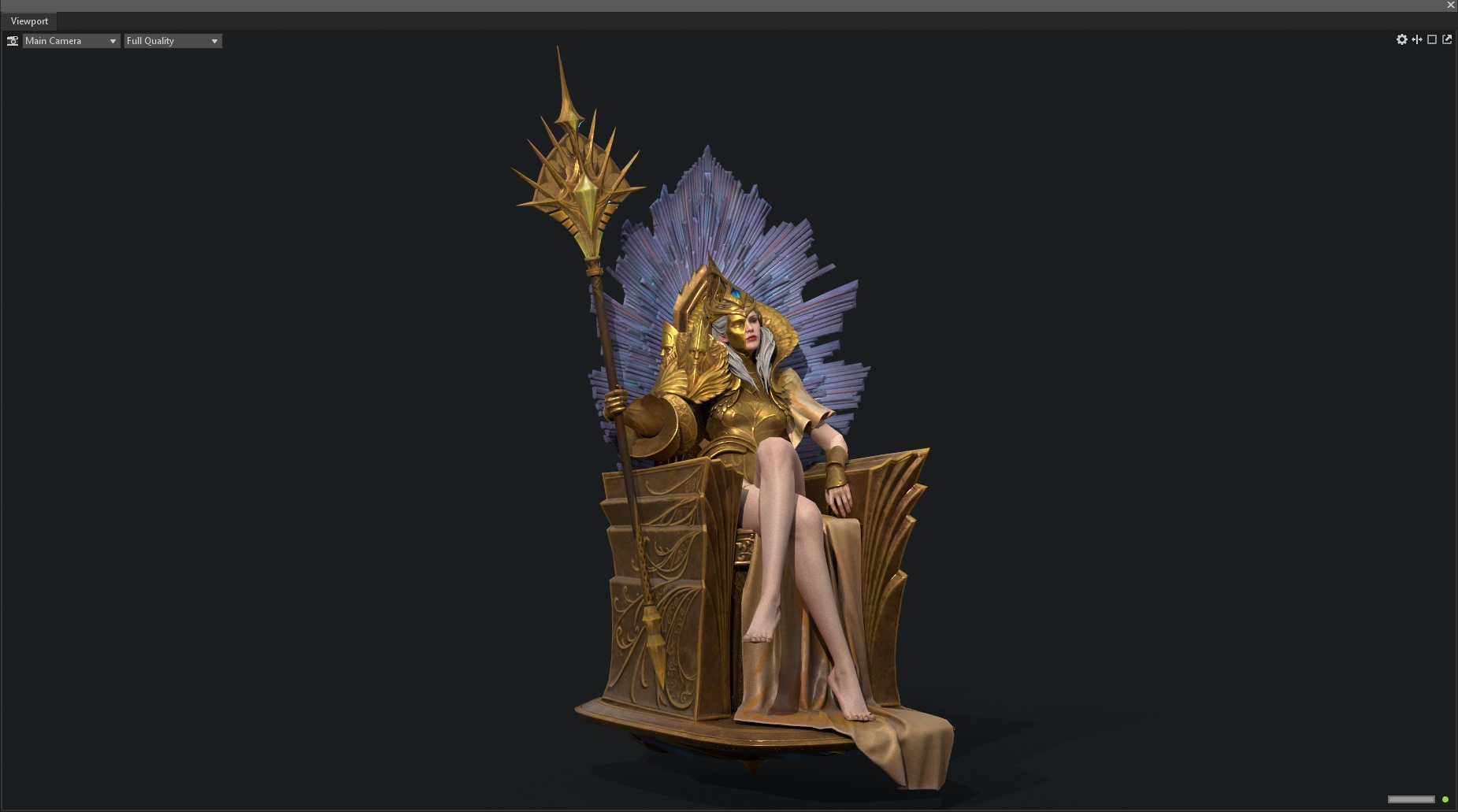 queen 3D model_7