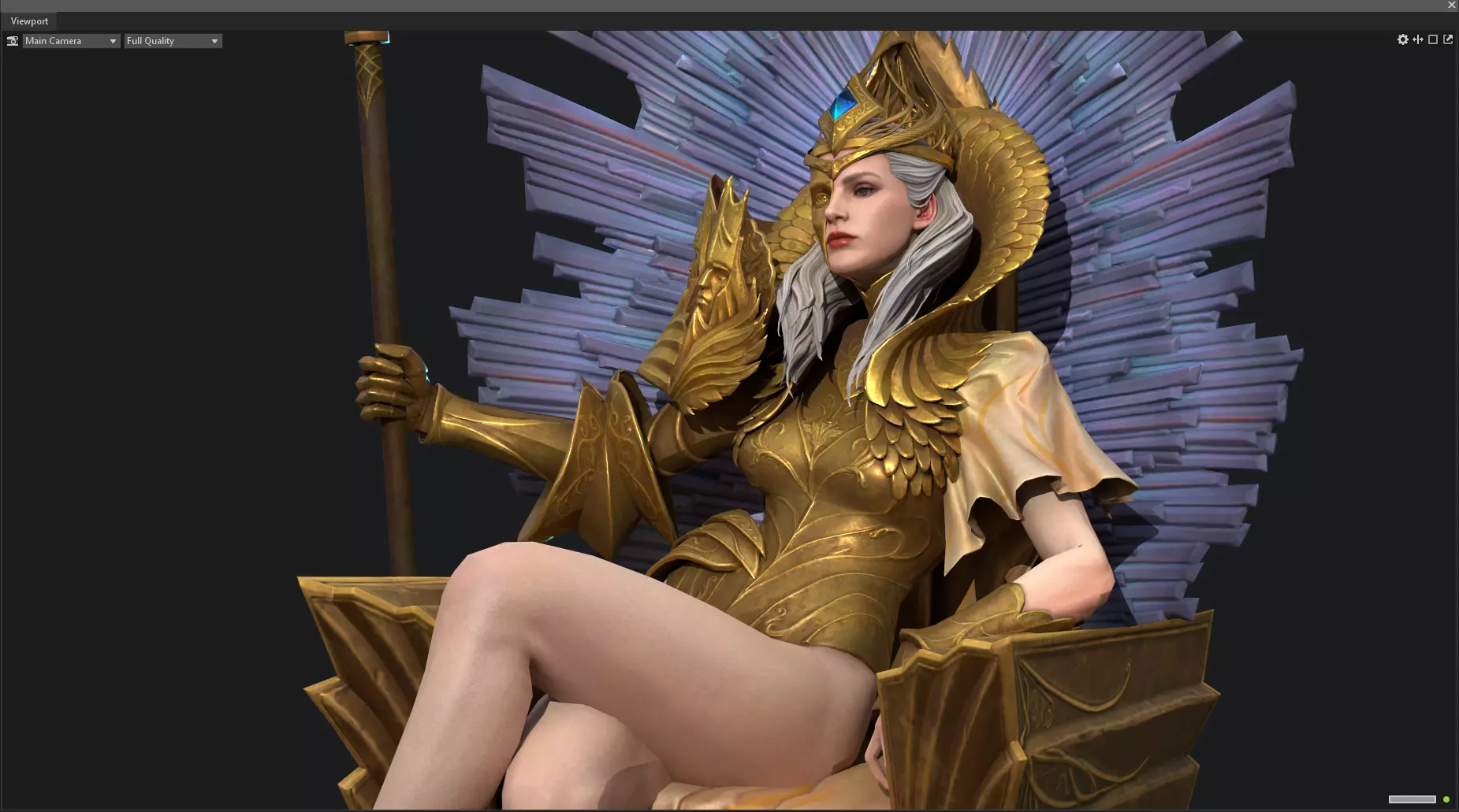 queen 3D model_0