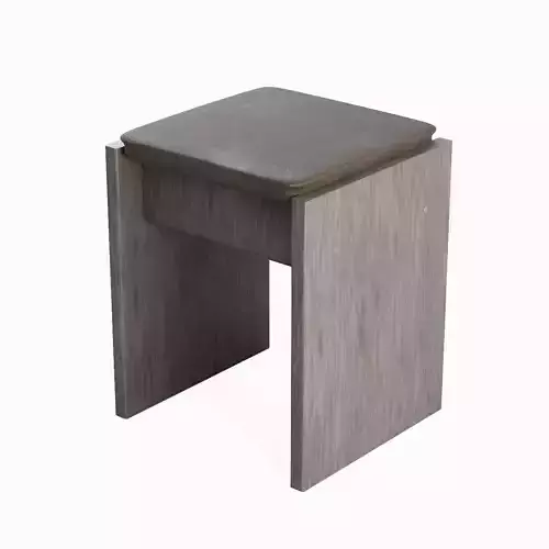 Wooden Stool 05 3D model