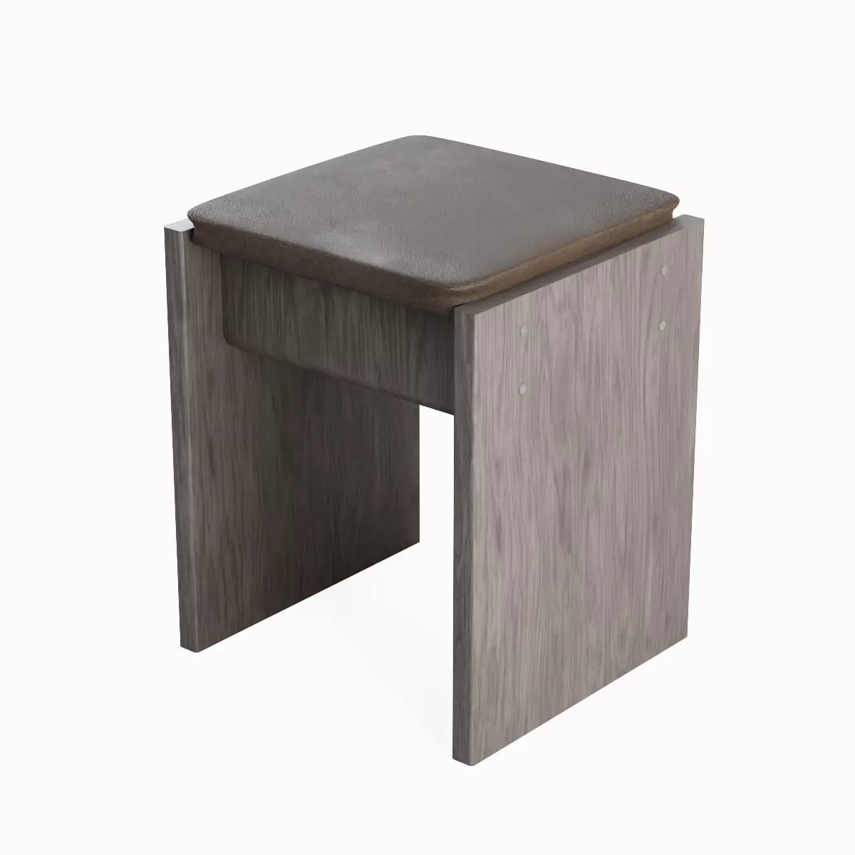 Wooden Stool 05 3D model_0