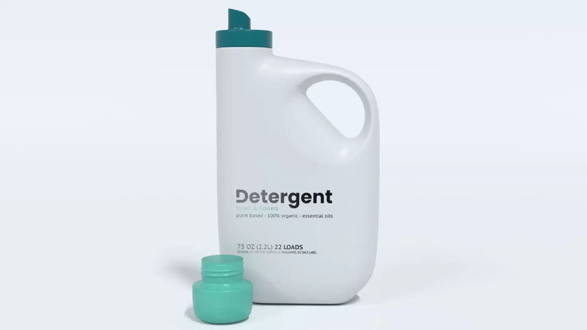 Detergent bottle Free 3D model