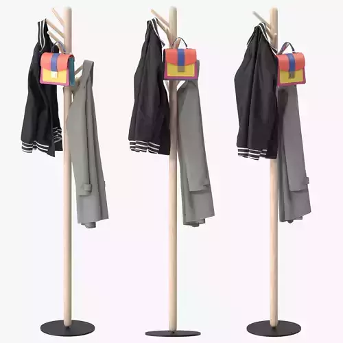 Spiros Coat Rack 3D model
