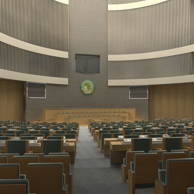 Conference room 3D model_4