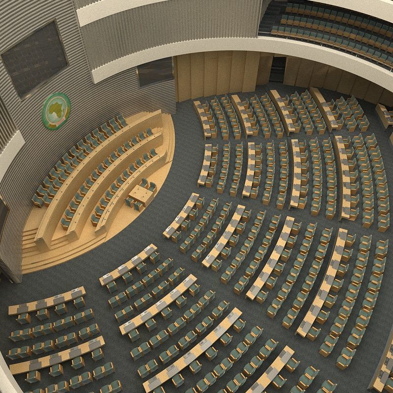 Conference room 3D model_8