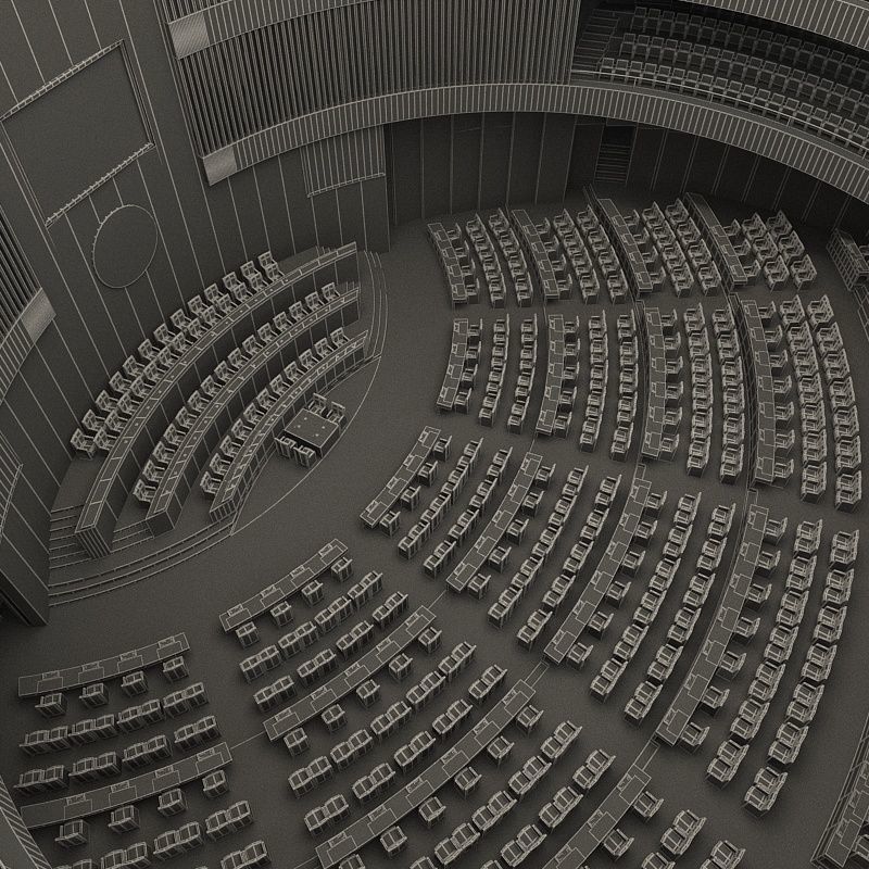 Conference room 3D model_9