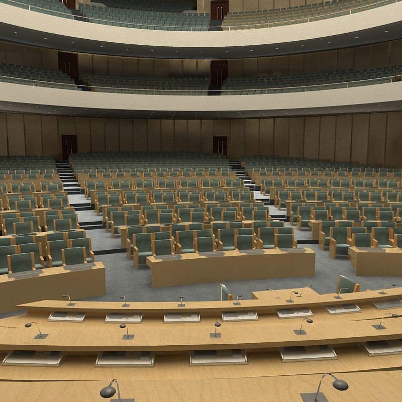 Conference room 3D model_3