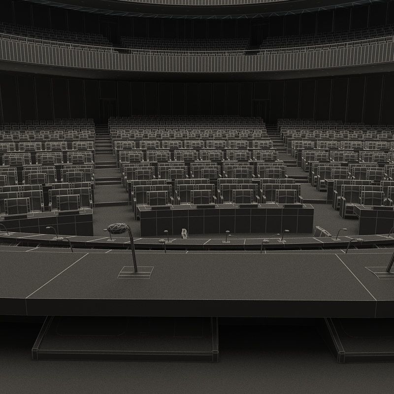 Conference room 3D model_12