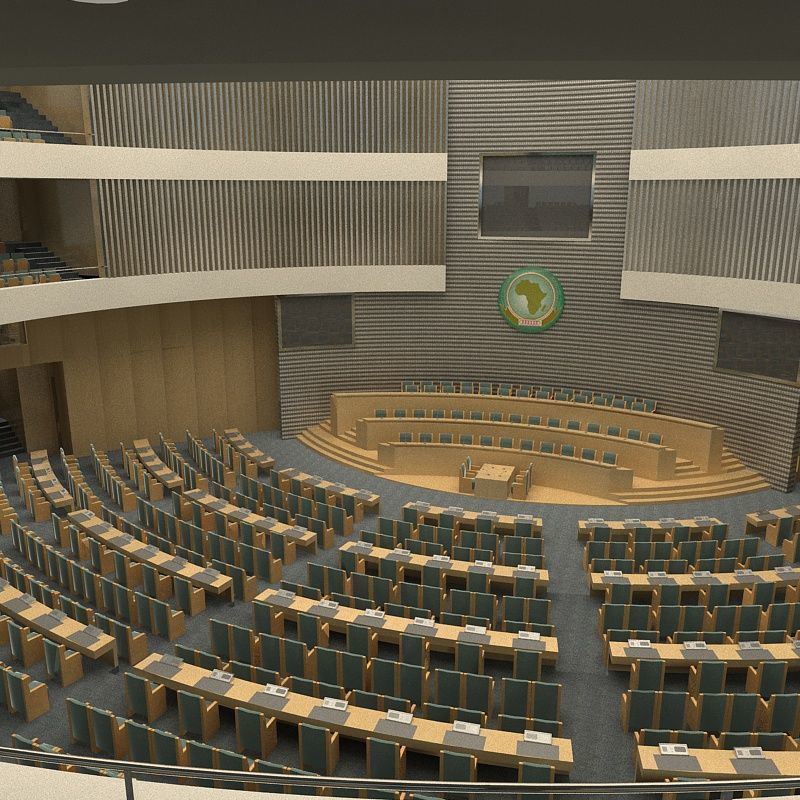 Conference room 3D model_2