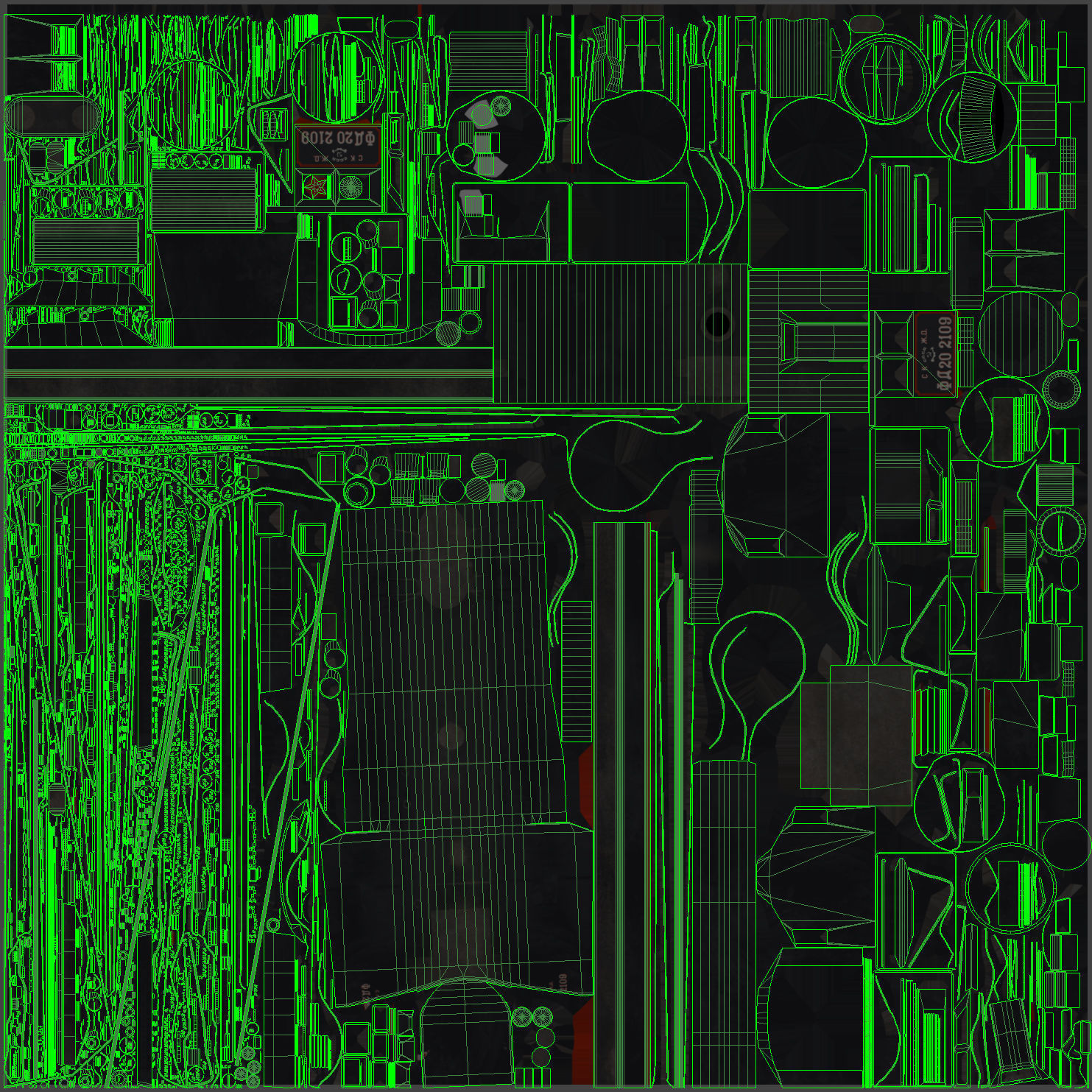 Steam locomotive FD class  3D model_12