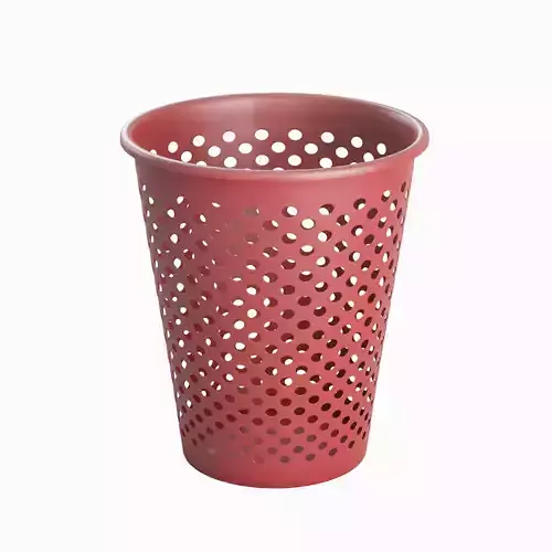 Plastic Trash Bin 05 3D model