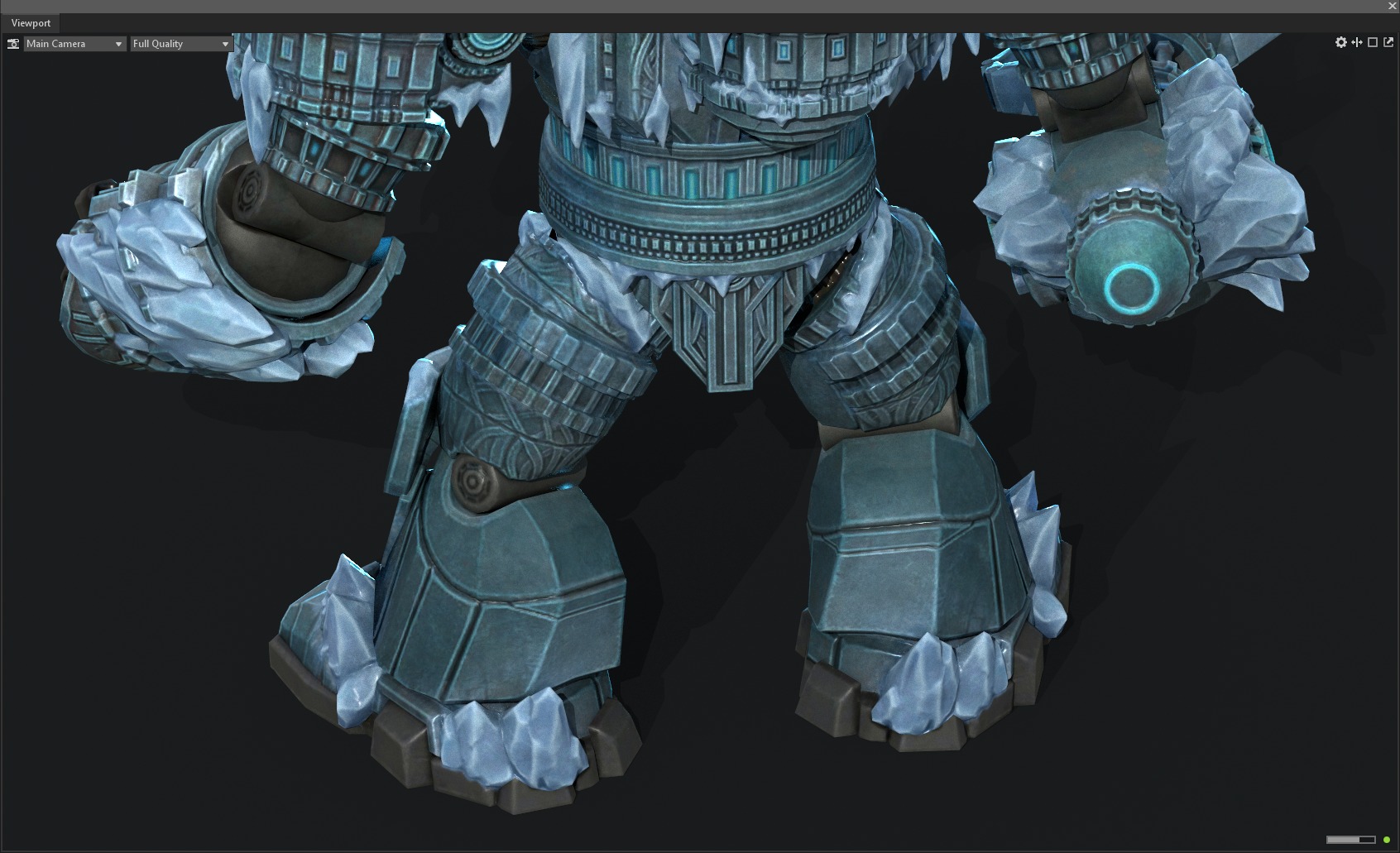 Winter mecha 3D model_12