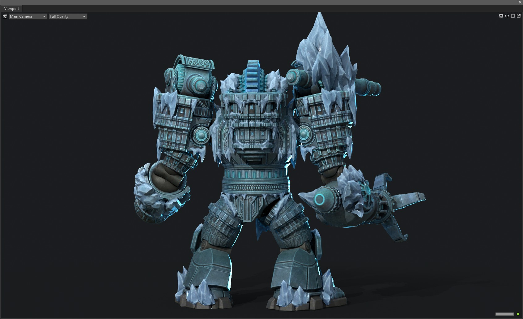 Winter mecha 3D model_5