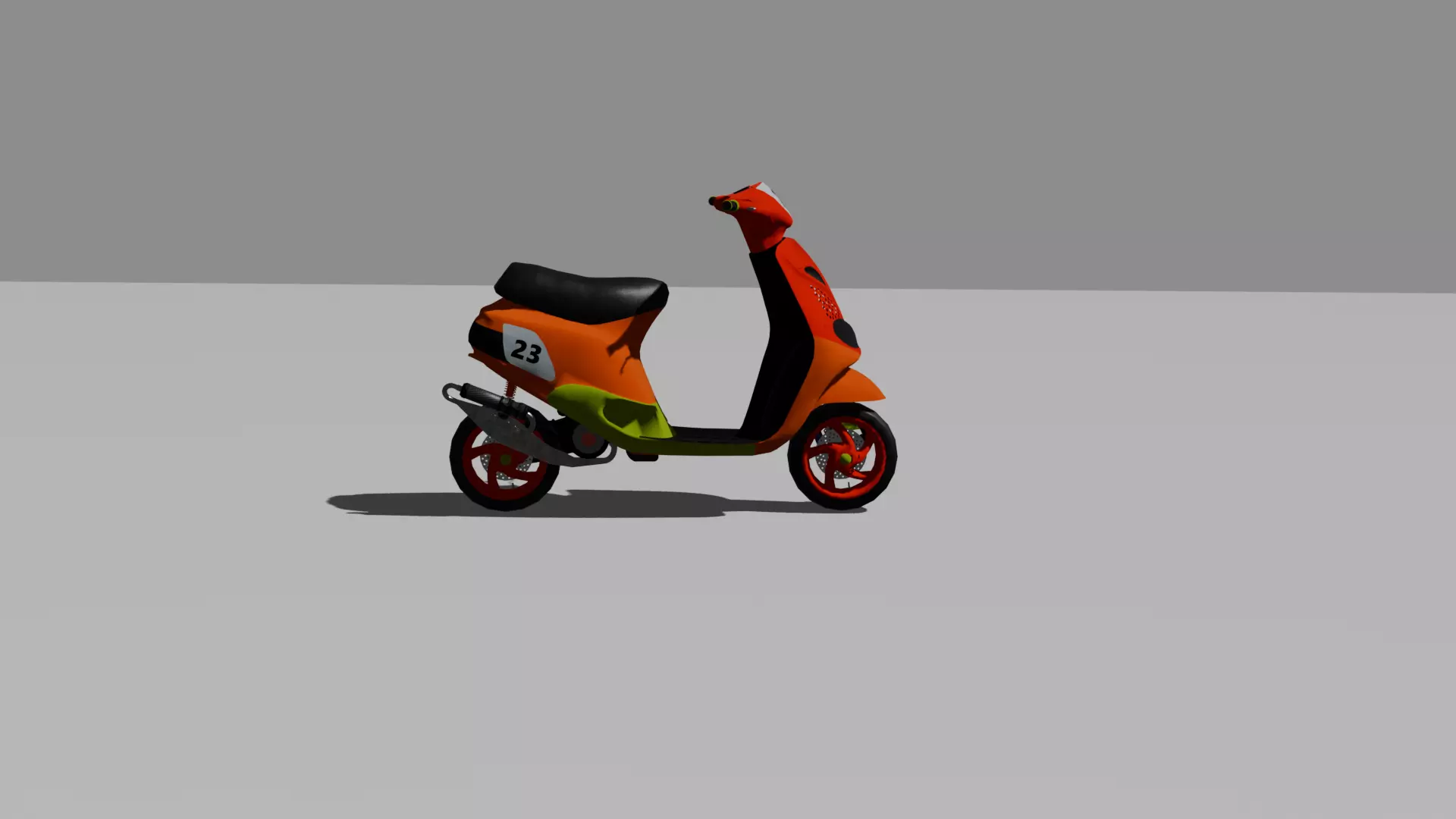 Piaggio Zip SP Malossi 3D model