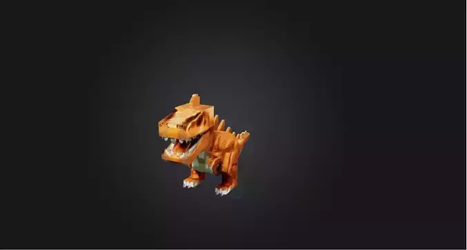 Voxel T-Rex  