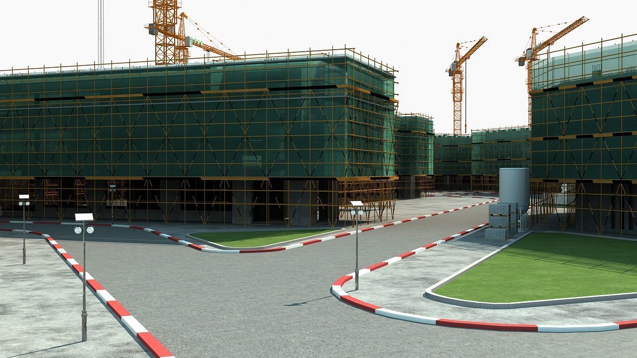 Construction site 3D model_3