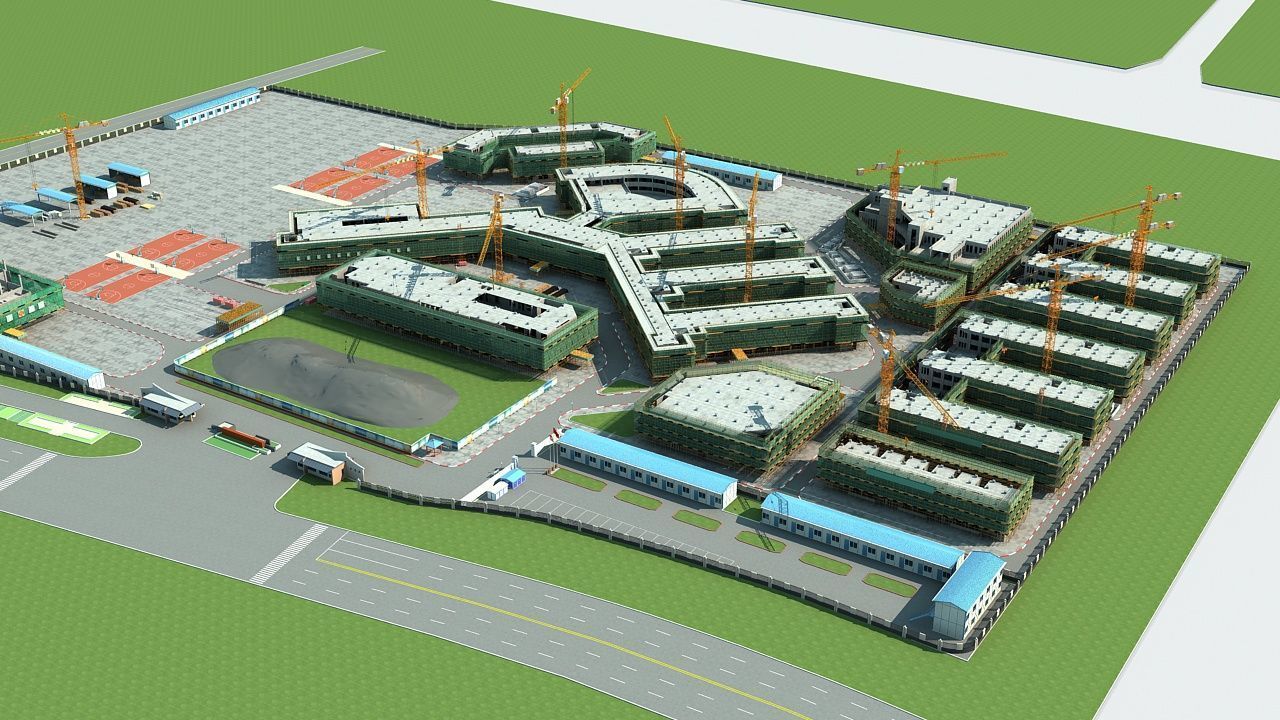 Construction site 3D model_1