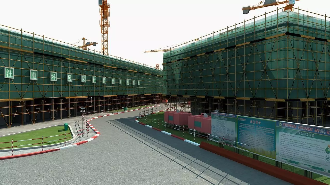 Construction site 3D model_0