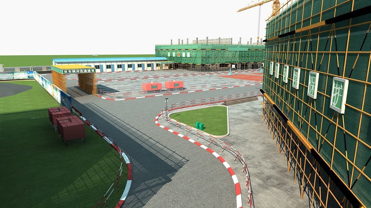 Construction site 3D model_4