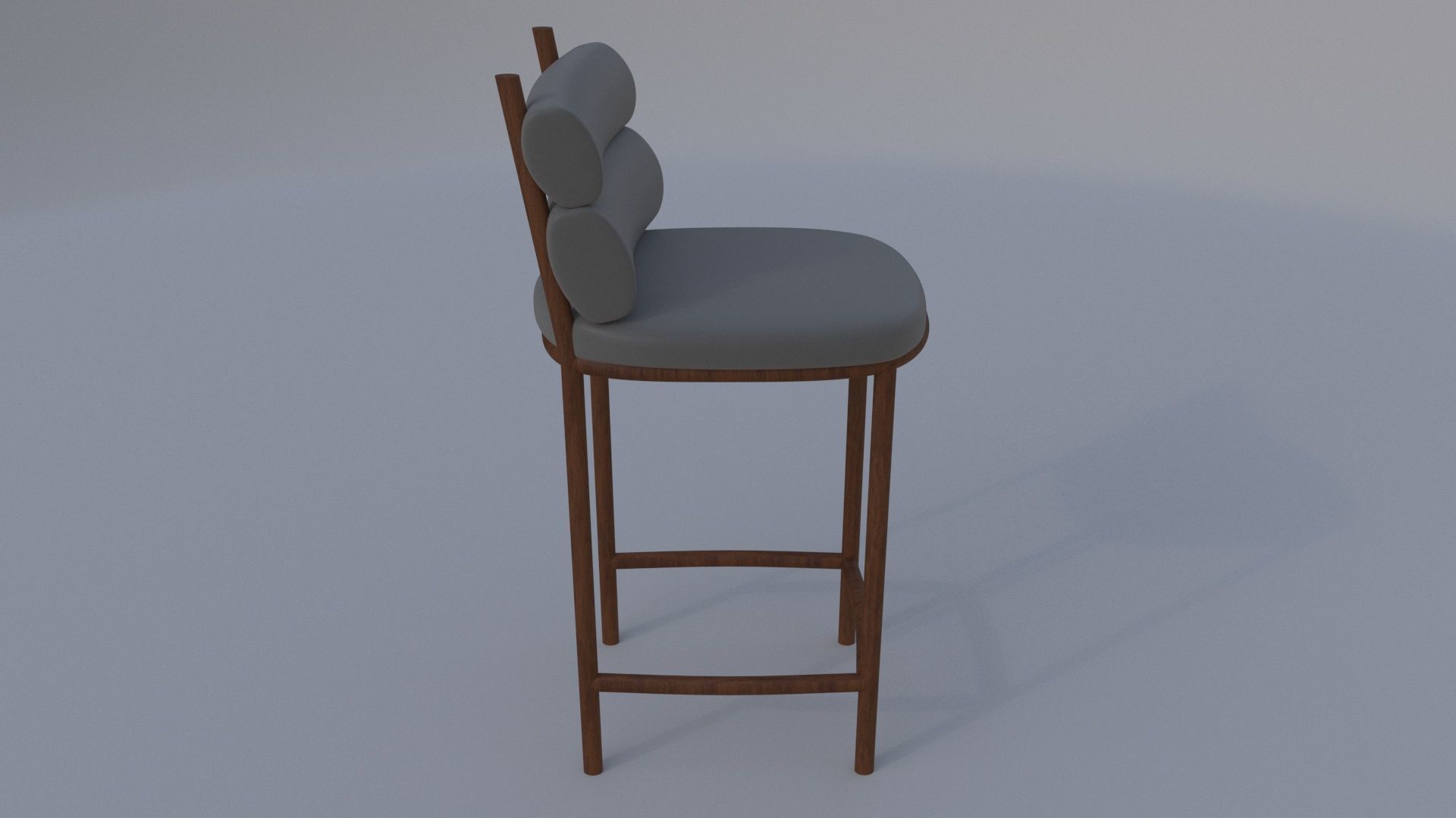 Bar Stool 3D model_4