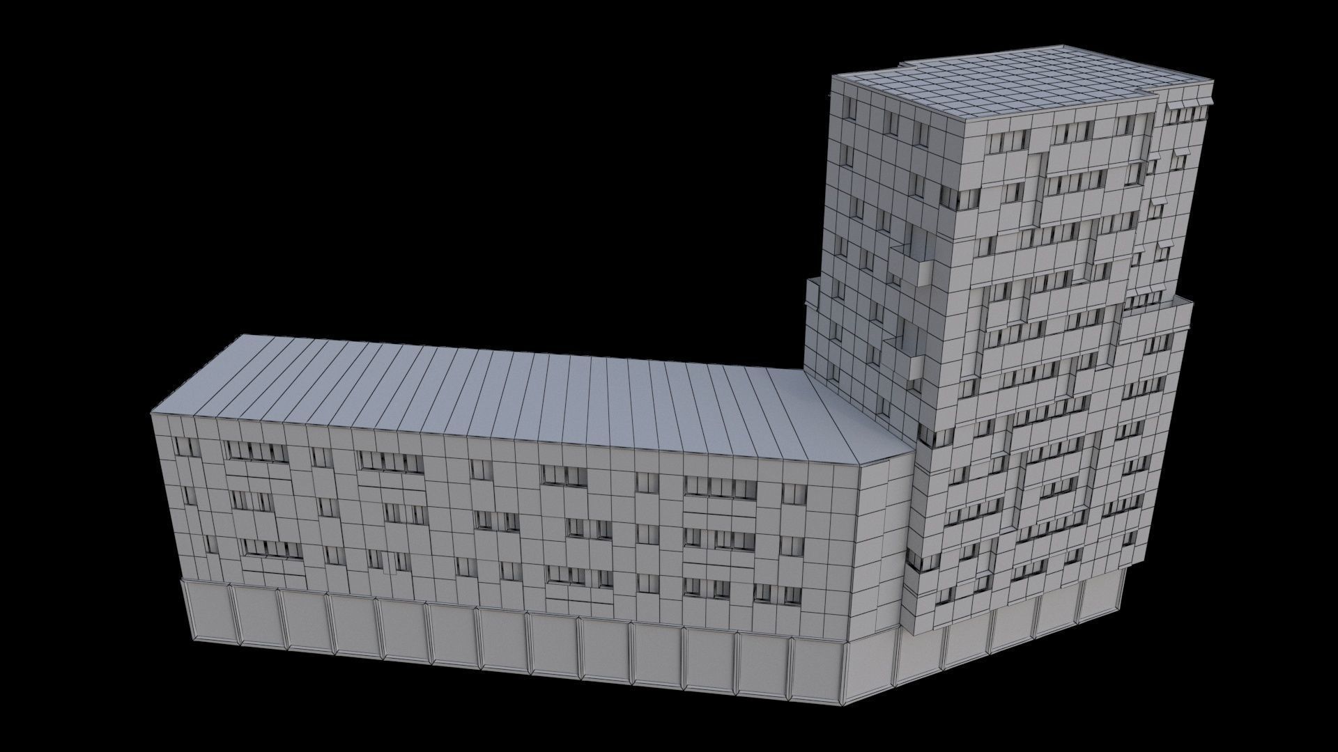 BuildingcontemporaryA 3D model_7