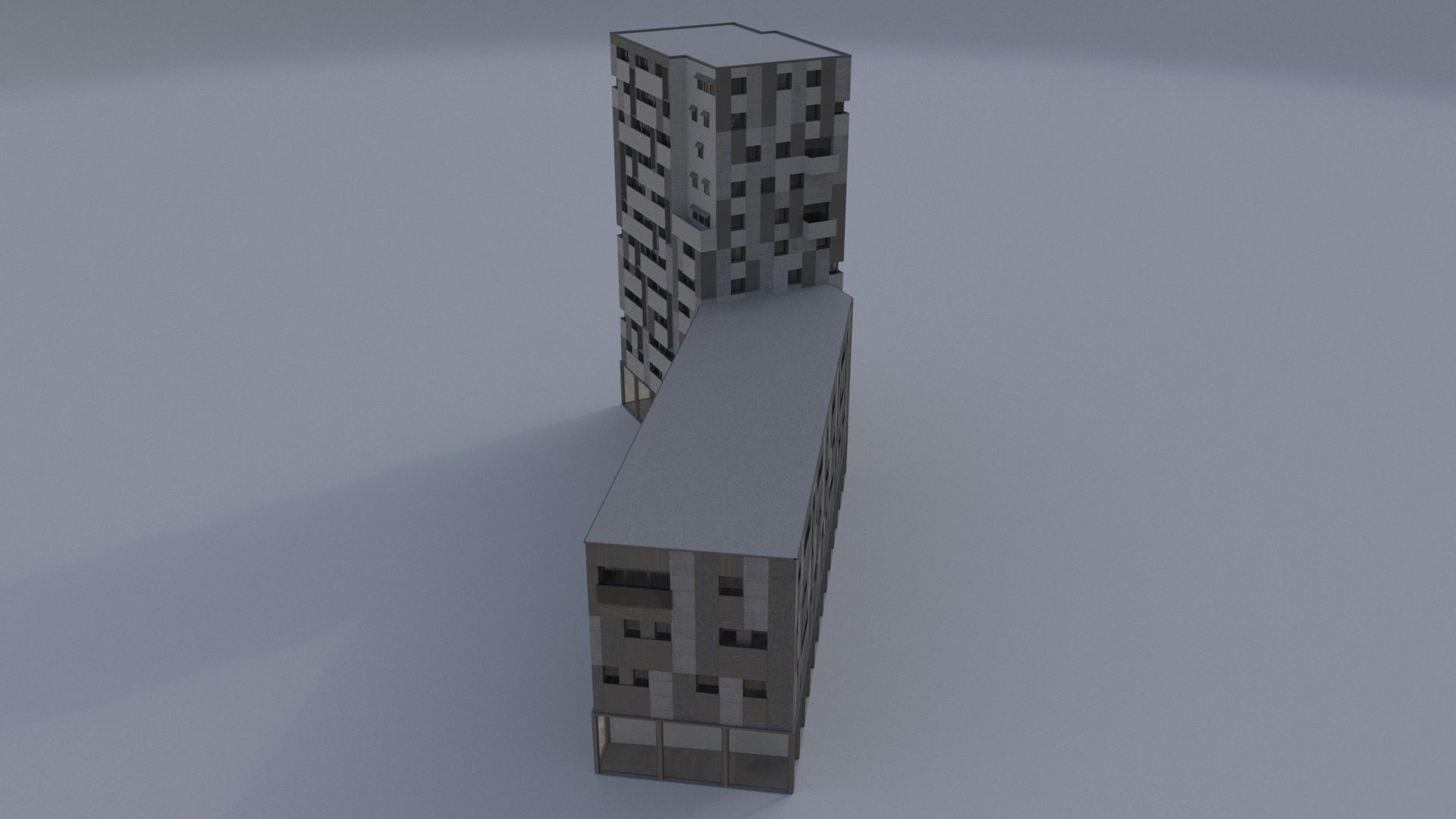 BuildingcontemporaryA 3D model_1