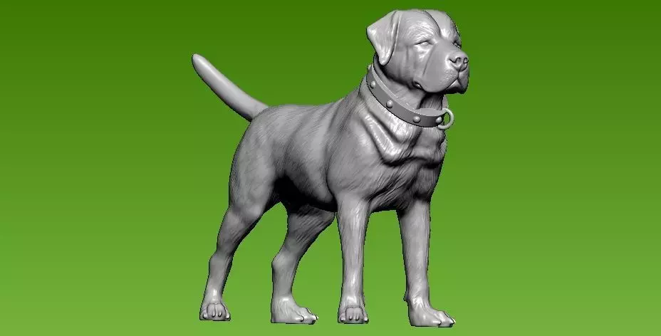 Great dane Dog - statue - 3D print 3D print model