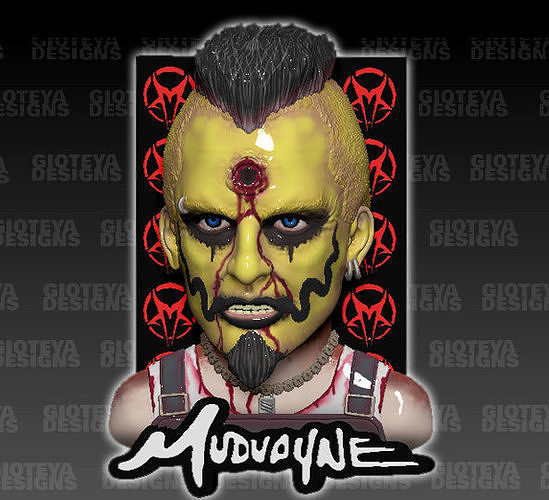 Mudvayne Chad Gray v1 3D model