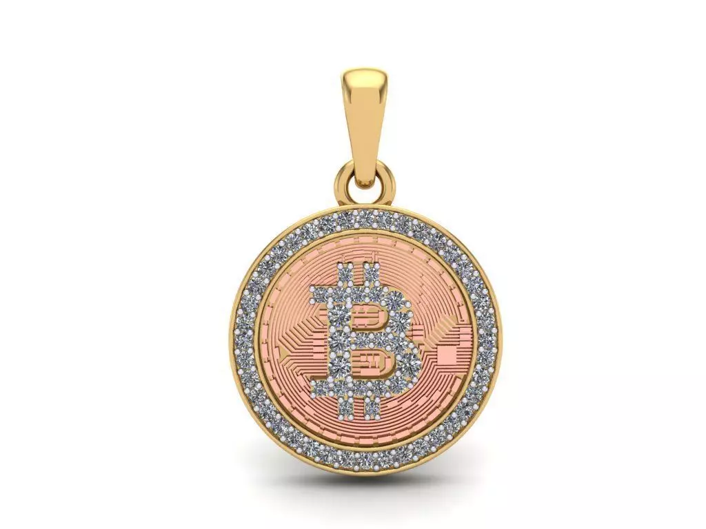 Bitcoin Pendant - 221001 3D print model